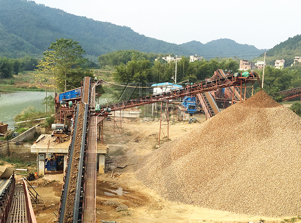 河卵石制砂生產線 河卵石制砂生產線