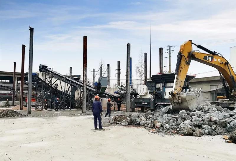 上海建筑垃圾回收利用現場圖二 上海建筑垃圾回收利用現場圖二